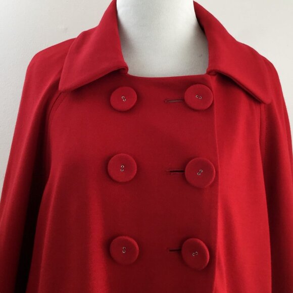Sandro Sportswear Doubled Breasted Cuffed Red Blazer Jacket xl - Picture 3 of 9